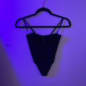 Victoria's Secret Midnight Black Bodysuit